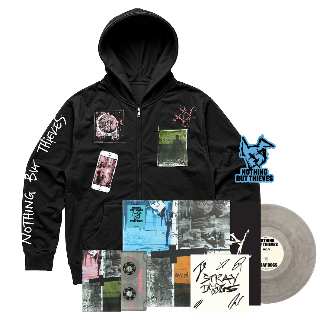 Stray Dogs Hoodie Album Bundle (Signed art card)