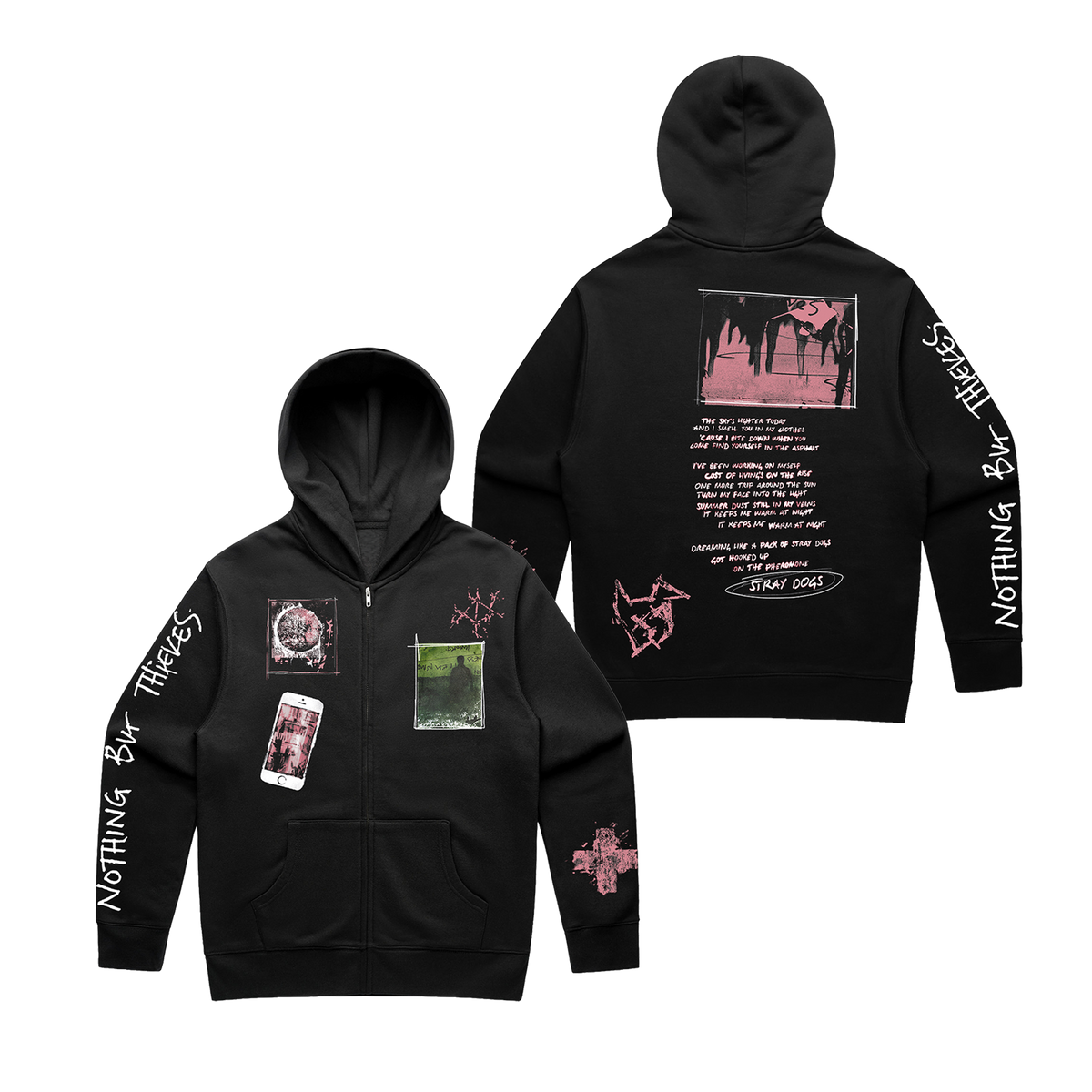 Stray Dogs Zip Hoodie