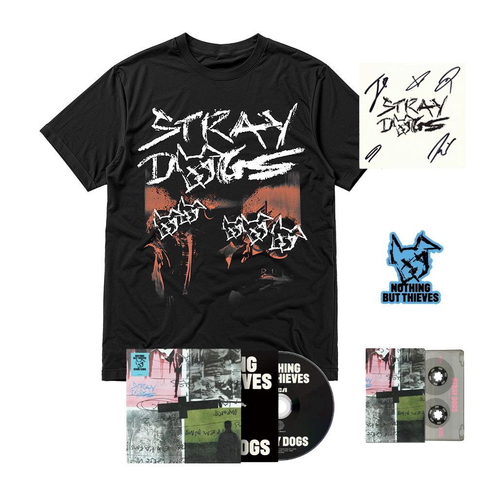 Stray Dogs T-Shirt Album Bundle (Signed art card)
